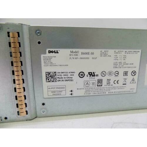 Fonte DELL H600E-S0 600W POWER SUPPLY HP-S6002E0 80 PLUS SILVER SERIES - MFerraz Tecnologia