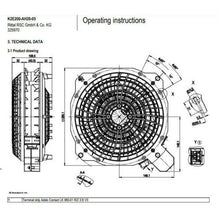 Carregar imagem no visualizador da galeria, Cooler Ebmpapst K2E200-AH20-05 Cooling Fan AC 230V 70/87W  50/60Hz Cabinet Filter Fan - MFerraz Tecnologia
