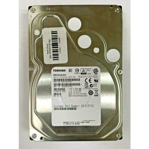 TOSHIBA 3TB 7.2K 3.5