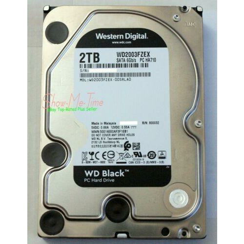 Western Digital WD Black HDD WD2003FZEX 2TB w/ 64MB Cache 6Gb/s 3.5