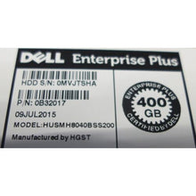 Carregar imagem no visualizador da galeria, Dell Enterprise Plus 400GB 12 Gbps 2.5" SAS SSD w/ Caddy HUSMH8040BSS200 8JYJK - MFerraz Technology ITFL

