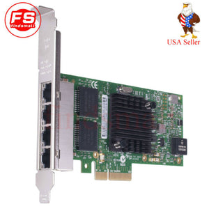 Network Card for I350-T4V2 PCI-E Four RJ45 Gigabit Ports Server Adapter NIC placa - MFerraz Tecnologia