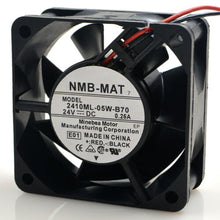 Cargar imagen en el visor de la galería, Cooler 2410ML-05W-B70 6025 6CM 24V 0.25A two-wire double ball cooling fan - MFerraz Tecnologia
