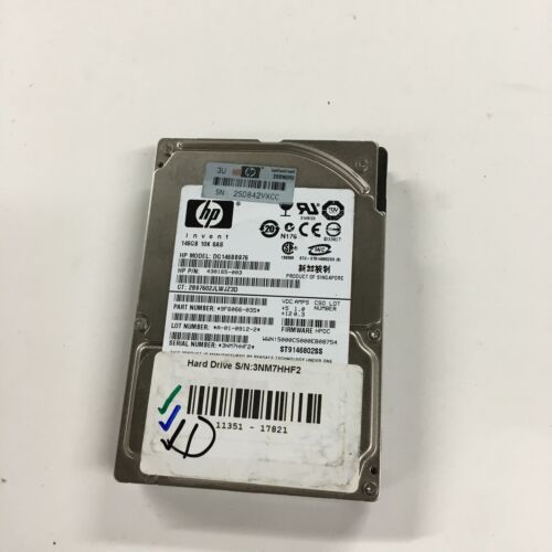 HP Invent 146GB 10k 2.5