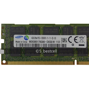 Samsung 16GB 4x 4GB DDR3 2RX4 1600MHz PC3-12800R ECC REG Server Memory Ram-FoxTI